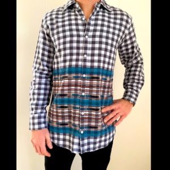 Roller Rabbit Men's Zoo Shirt Selma Border Plaid - Picture 3 of 9